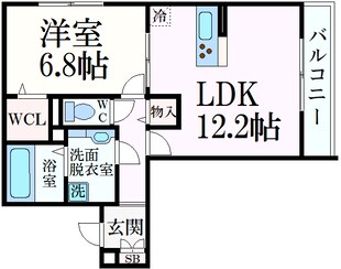 グレイスコート神戸住吉の物件間取画像